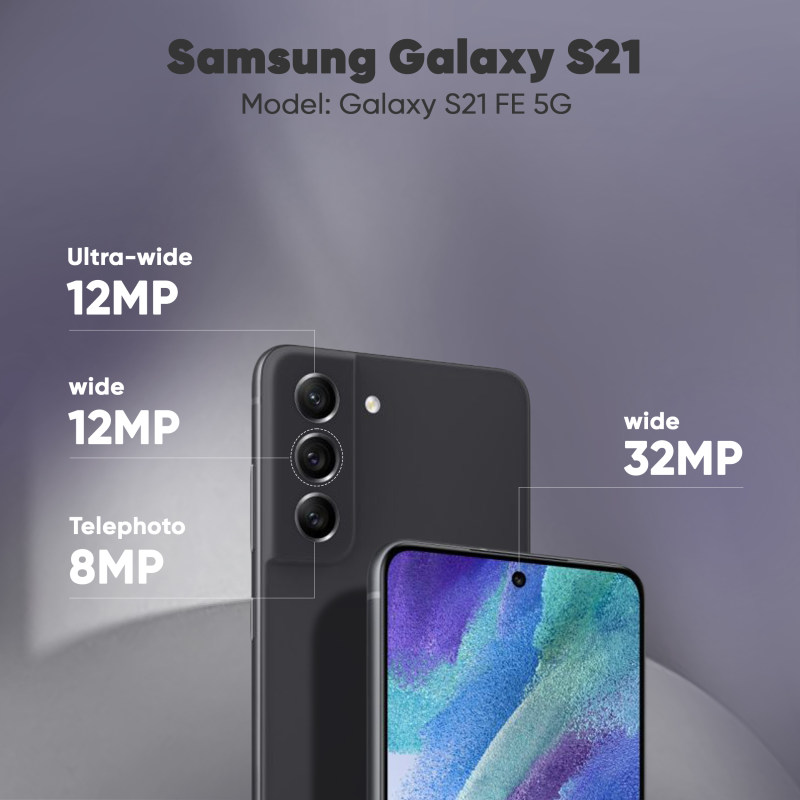 گوشی سامسونگ مدل Galaxy S21 FE 5G دو سیم‌ کارت ظرفیت 256 گیگابایت و رم 8 گیگابایت
