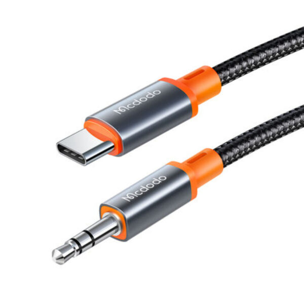 کابل تبدیل USB-C به جک 3.5 میلی‌متری مک دودو مدل CA-0900 طول 1.8 متر