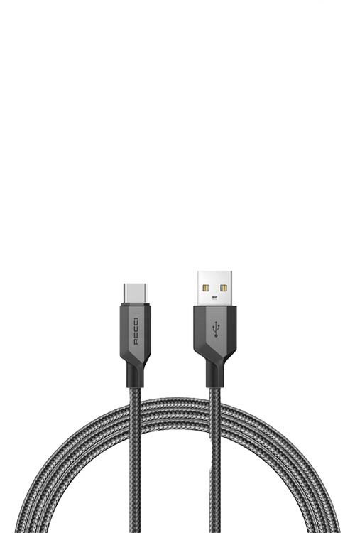 کابل تبدیل usb-C رسی مدل RTC-N22C طول 1 متر ا Recci RTC-N22C Type C USB Cable