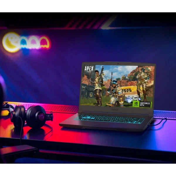 لپ تاپ 15.6 اینچی ام اس آی مدل Thin 15 B12UCX-i5 12450H-16GB DDR4-512GB SSD-RTX2050-FHD